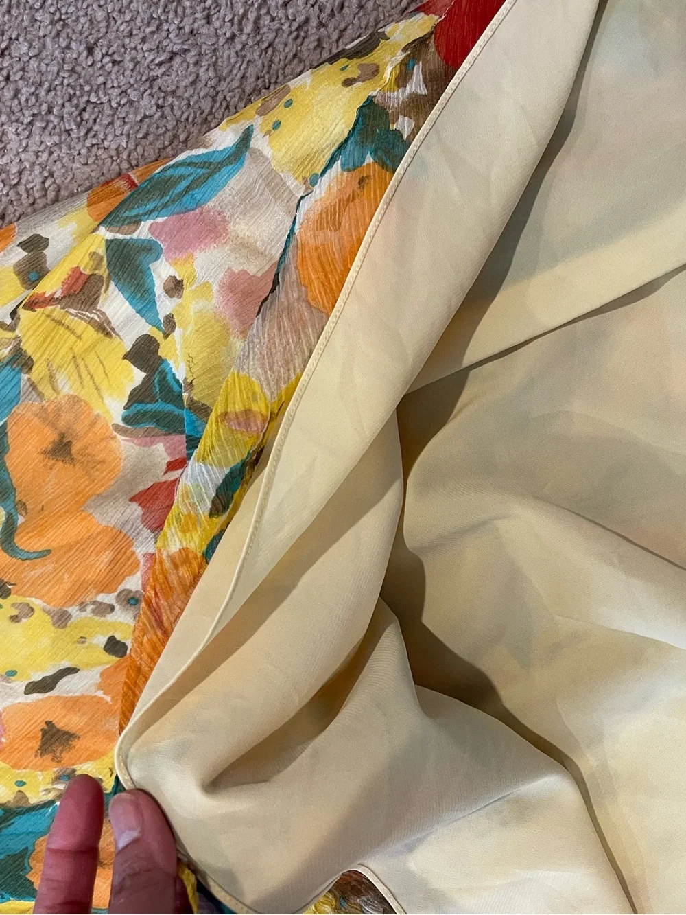 CHETTA B Vintage Boho Trendy Summer Yellow Floral Dress